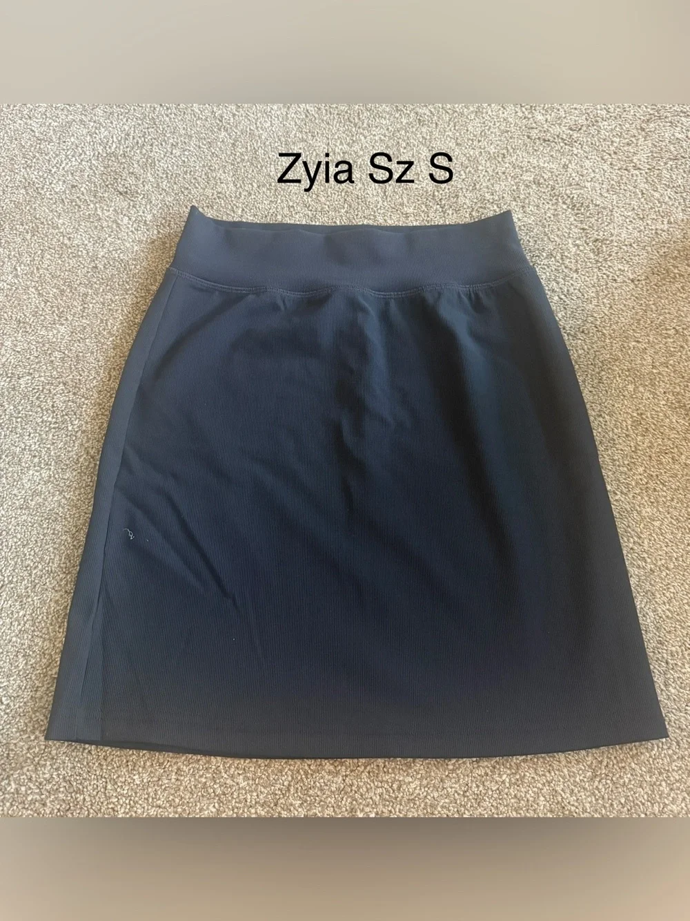 Zyia Active USA Black Pencil Skirt - Sleek Stretch Performance Sz S